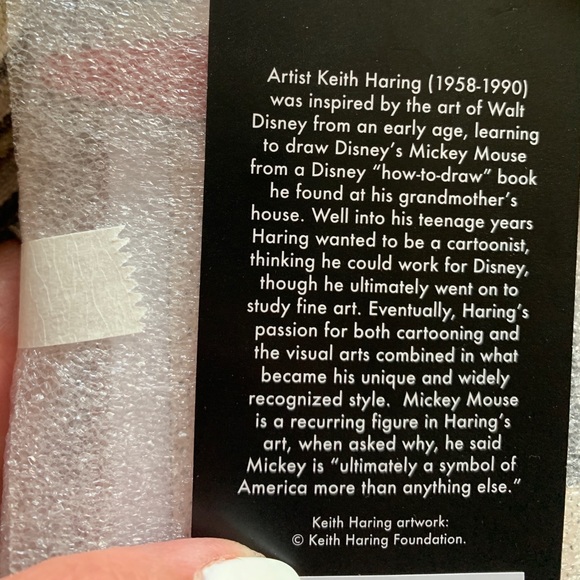 Authentic COACH Pebbled leather L.Edition Mickey Mouse zip card /ID/Keychain - Picture 11 of 11